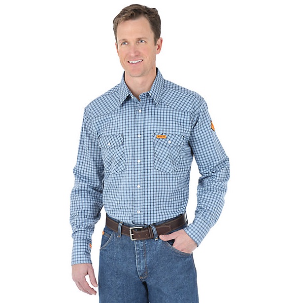 wrangler dress shirts